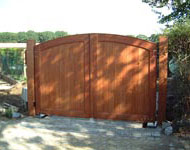 Houten poort